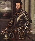 Jacopo Robusti Tintoretto Man in Armour painting